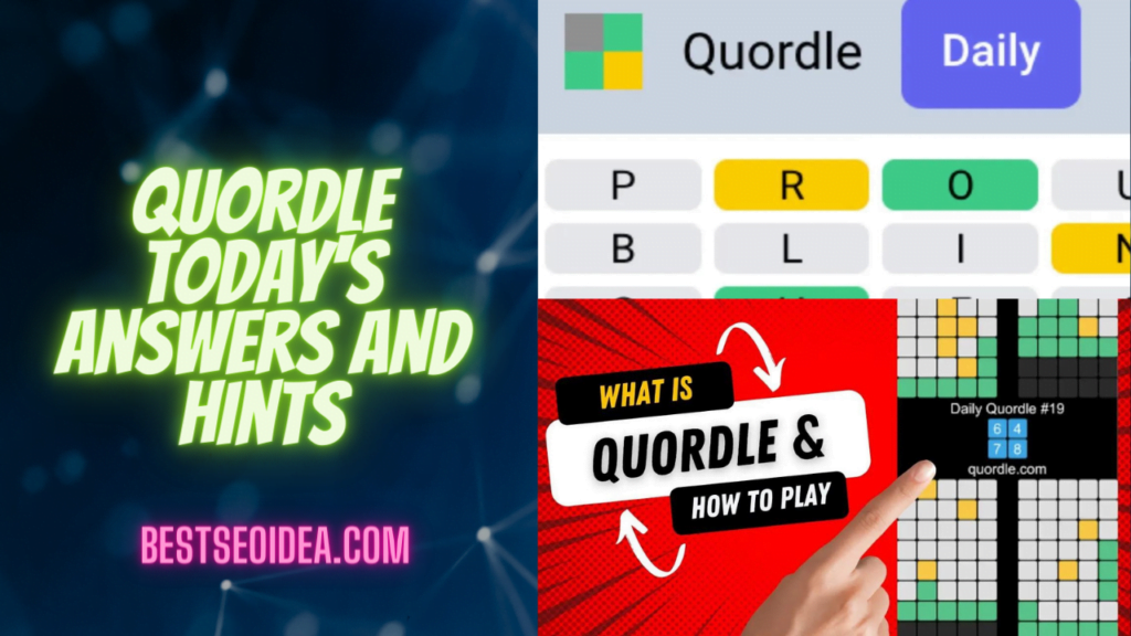 Quordle (435, April 4), Check for Quordle today's answers and hints