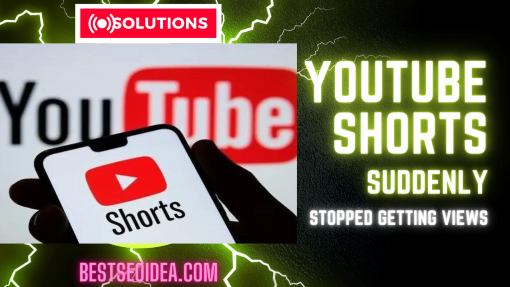 6 Best solutions If YouTube Shorts Suddenly Stopped Getting Views
