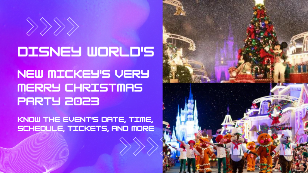 Disney World Announces New Mickey's Very Merry Christmas Party Dates for 2023