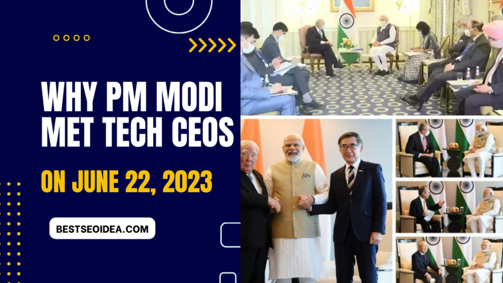 PM Modi Met Tech CEOs