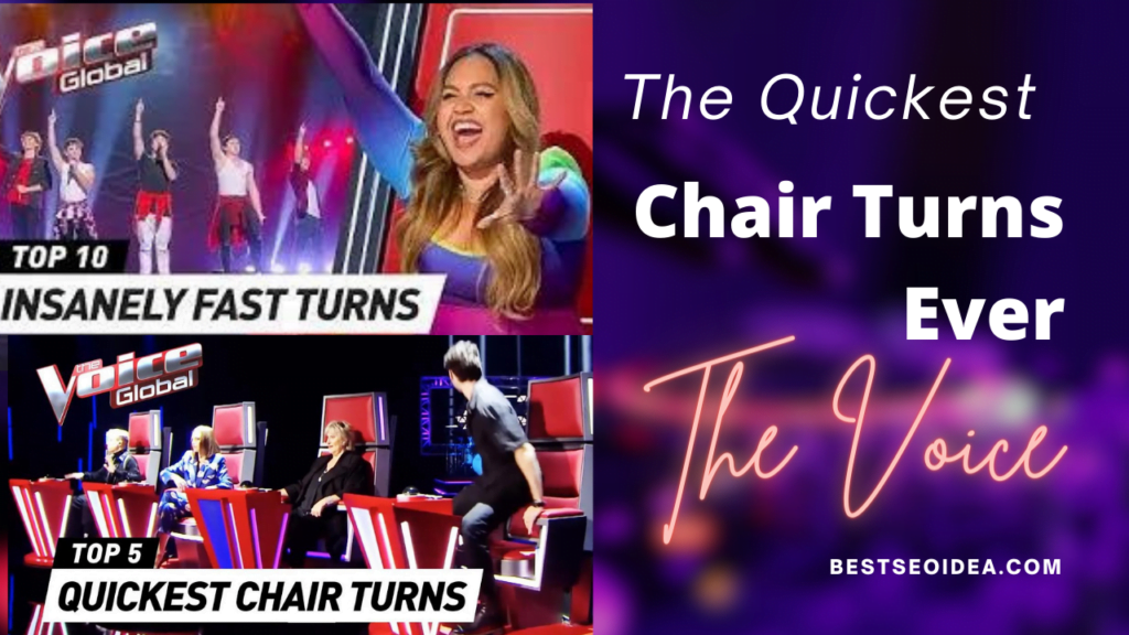 Watch: The Quickest Chair Turns Ever on The Voice New Video