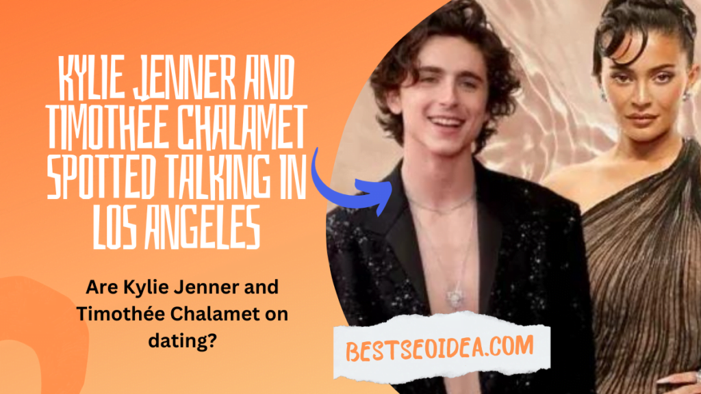Kylie Jenner and Timothée Chalamet Spotted Talking in Los Angeles