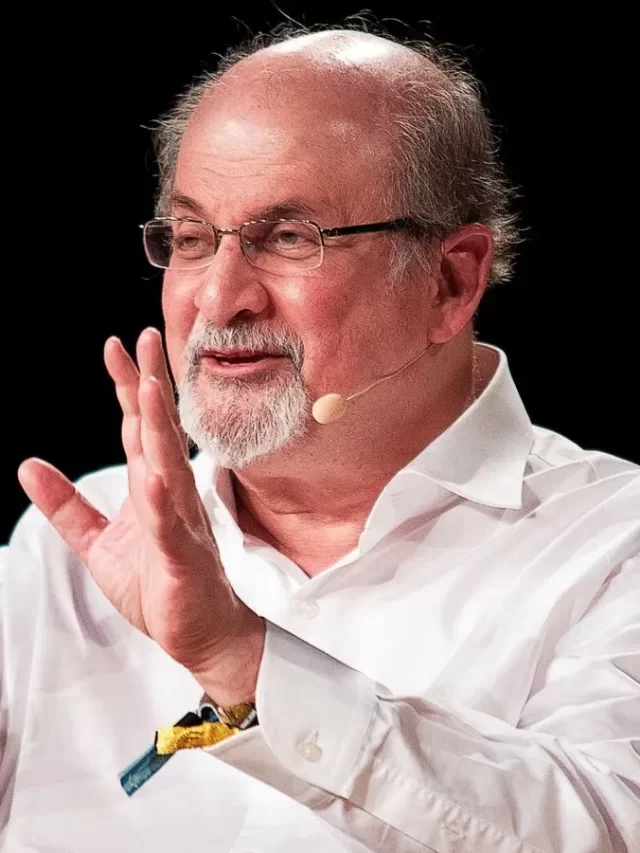 Salman Rushdie the author of ‘Satanic Verses’ was attacked on stage