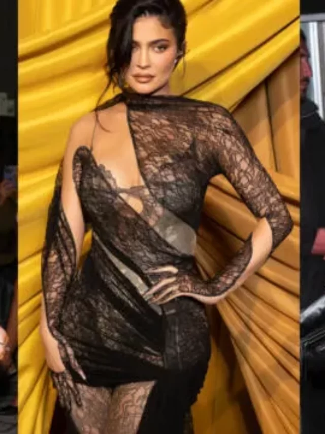 Watch Kylie Jenner’s new sexy series of snaps in black lingerie