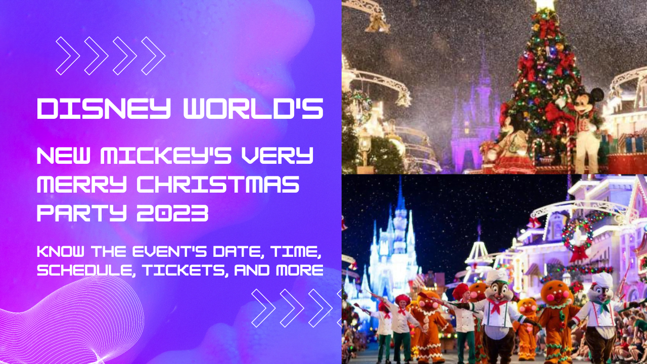 Disney World Announces New Mickey's Very Merry Christmas Party Dates