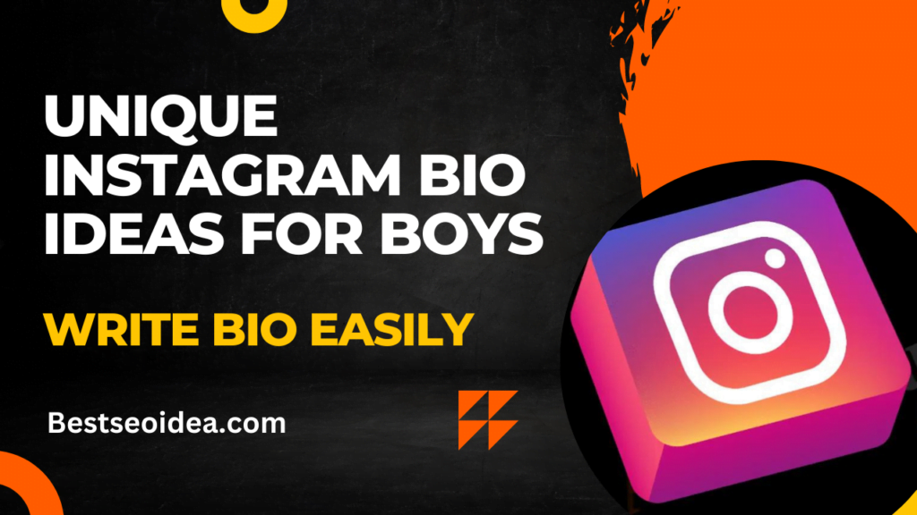 How to Write Best Instagram Bio for Boys, Unique Instagram bio ideas for Boys