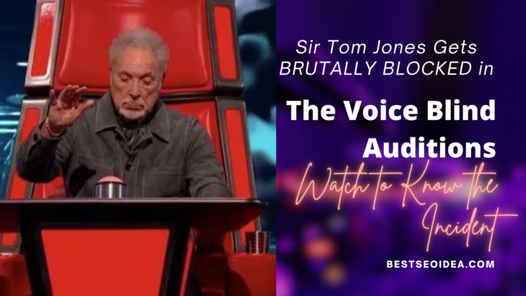 Sir Tom Jones Gets BRUTALLY BLOCKED in The Voice Blind Auditions