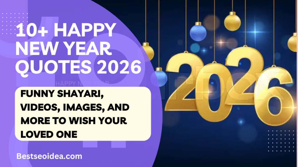 10+ Happy New Year Quotes 2026: Funny Shayari to Wish