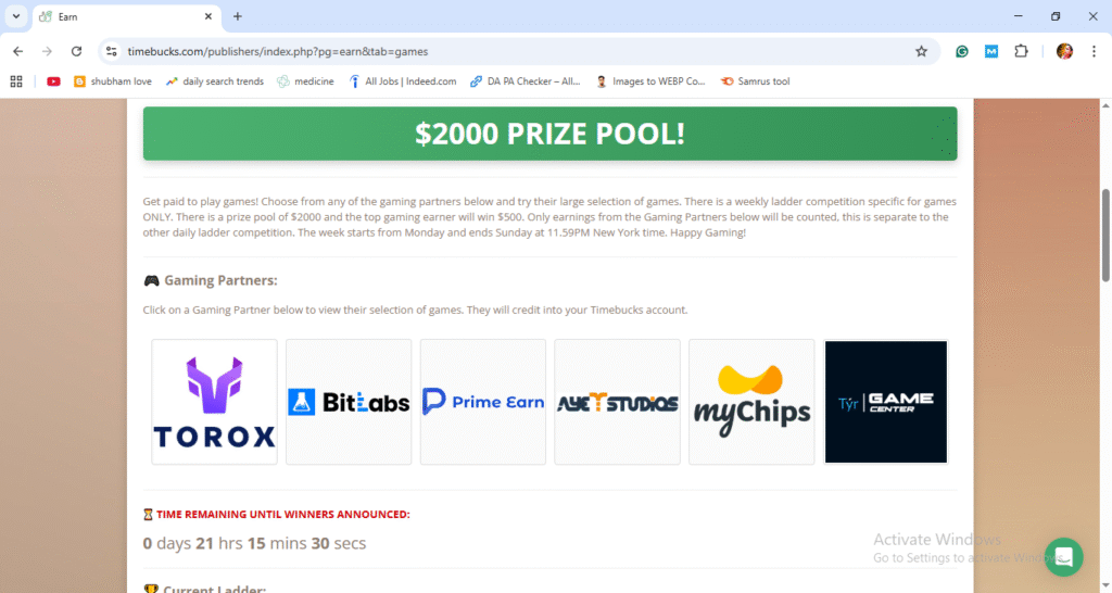 ⏳ TimeBucks: Turning Spare Time into Real Money – An In-Depth Look (Attractive Earnings)