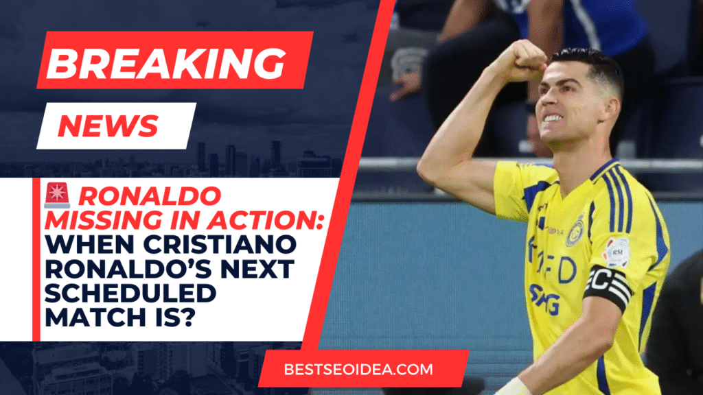 🚨 Ronaldo Missing in Action: Why CR7 Won’t Face Istiklol Tonight 🇹🇯⚽️