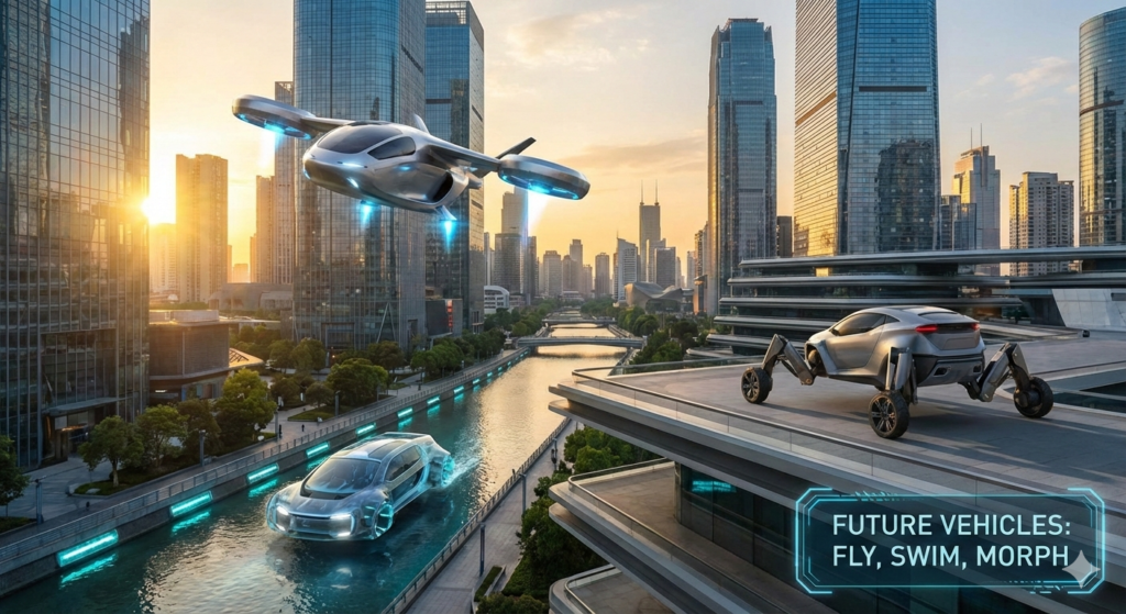 Fly, Swim, Morph: 15 Future Vehicles That Break the Laws of Physics