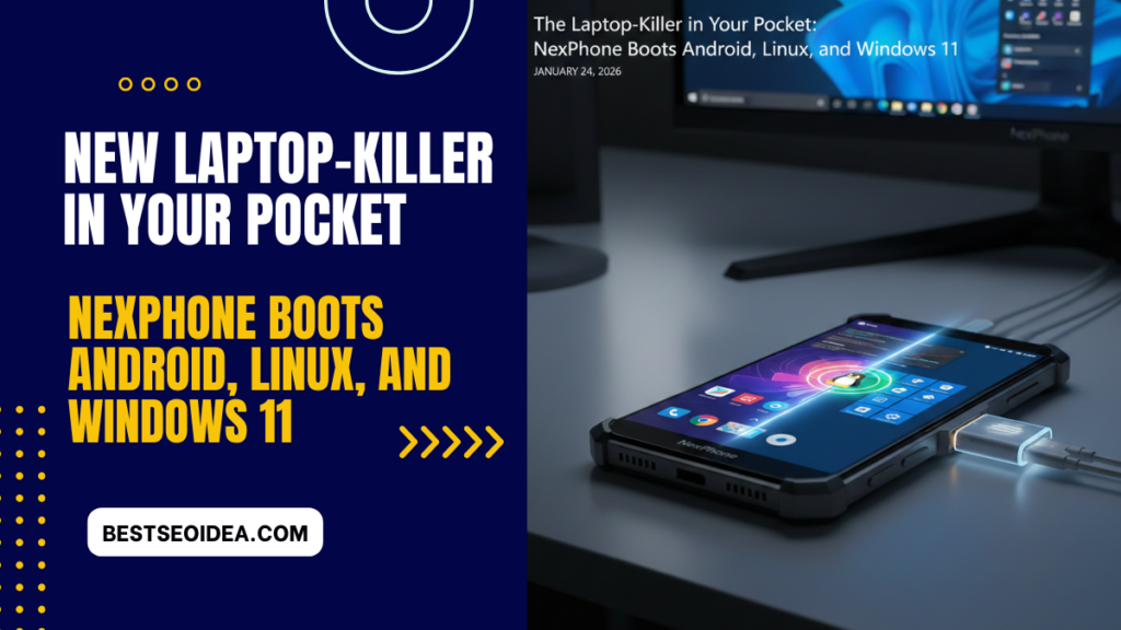 New Laptop-Killer in Your Pocket: NexPhone Boots Android, Linux, and Windows 11