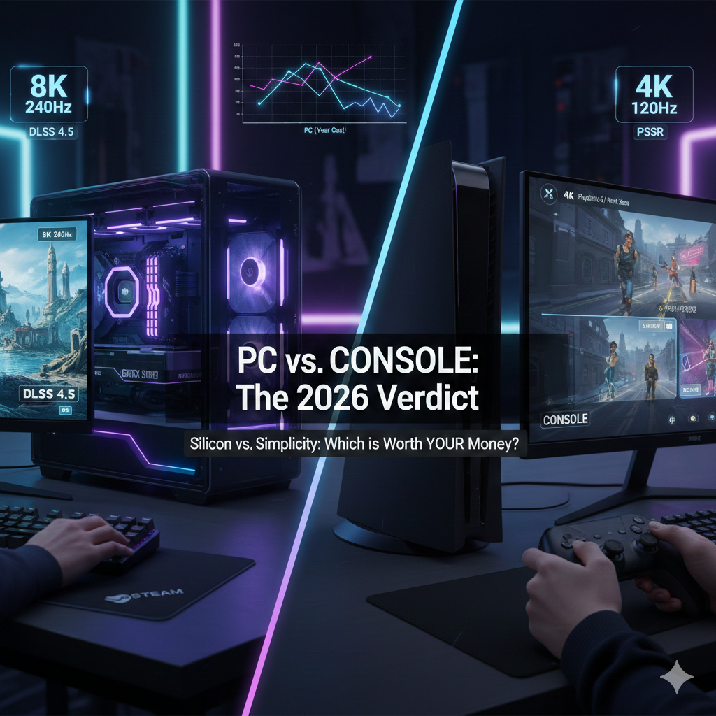 PC vs. Console: Which Gaming Setup is Actually Worth It in 2026? 3 PC vs. Console: Which Gaming Setup is Actually Worth It in 2026?