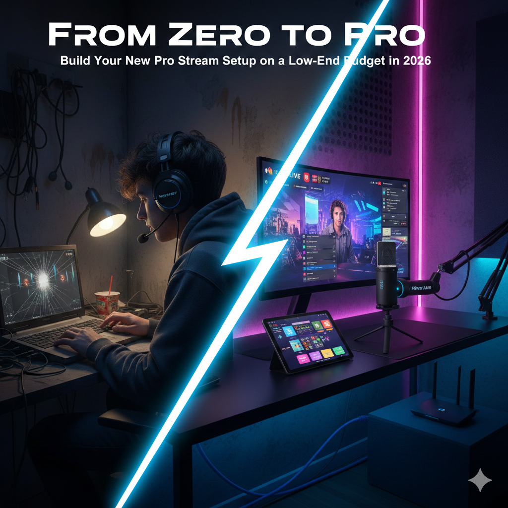 From Zero to Pro: Build Your New Pro Stream Setup on a Low-End Budget in 2026 3 From Zero to Pro: Build Your New Pro Stream Setup on a Low-End Budget in 2026