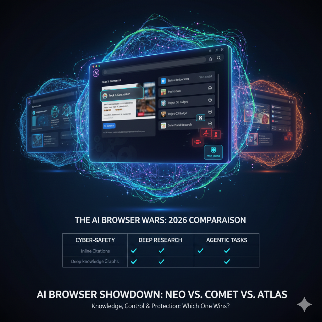 Beyond the Sidebar: Why Norton Neo is the First AI Browser That Actually Works 4 Compare Norton Neo's performance with other specific AI browsers like Perplexity's Comet or ChatGPT's Atlas