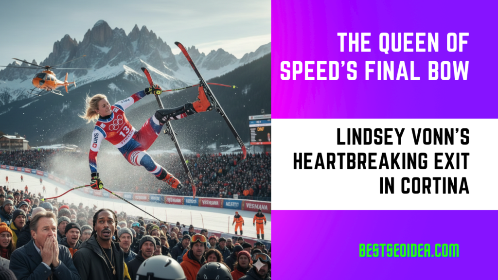 The Queen of Speed’s Final Bow: Lindsey Vonn’s Heartbreaking Exit in Cortina