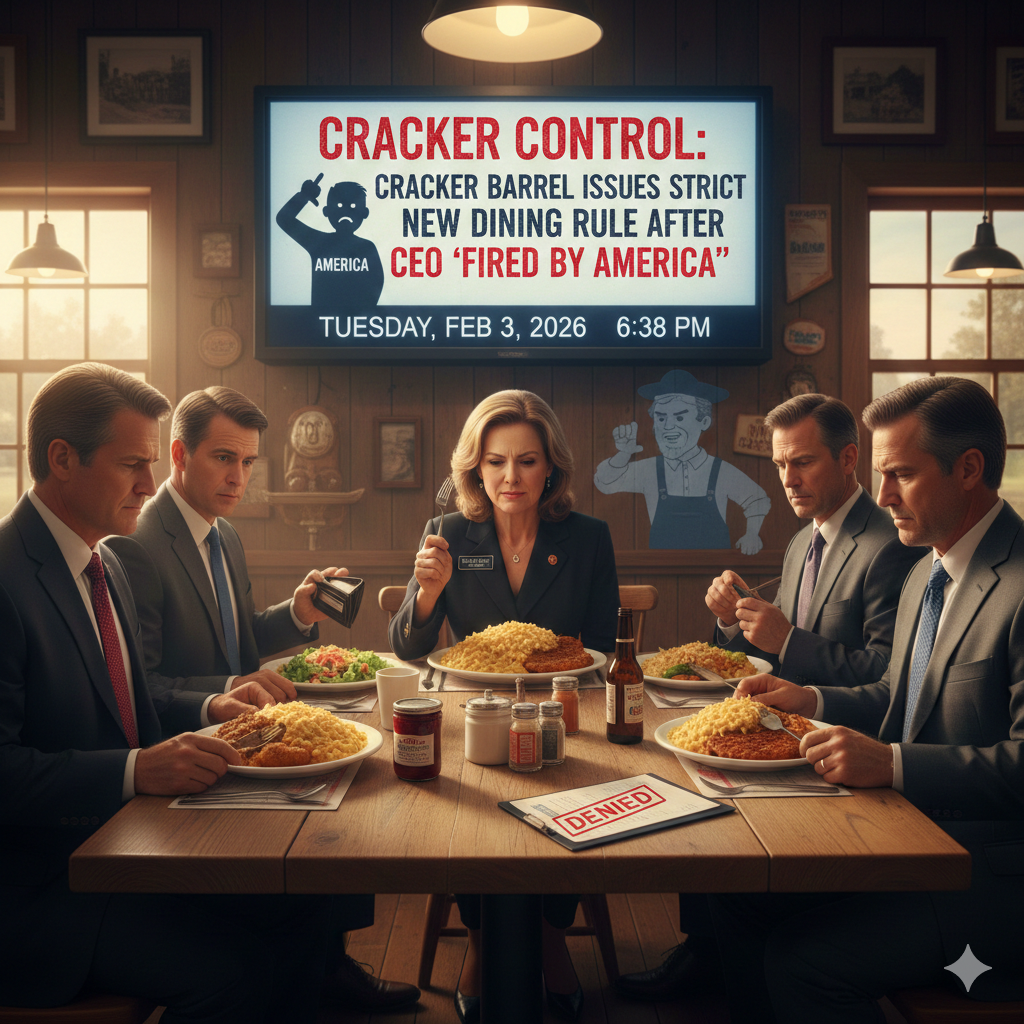 Cracker Barrel’s New Rule: Eat It or Pay for It