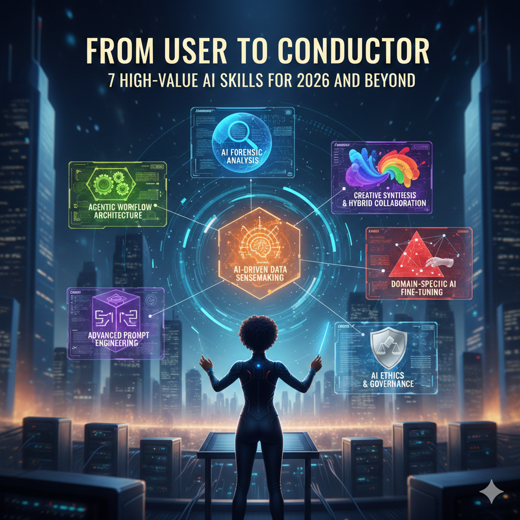 From User to Conductor: 7 High-Value AI Skills for 2026 and Beyond