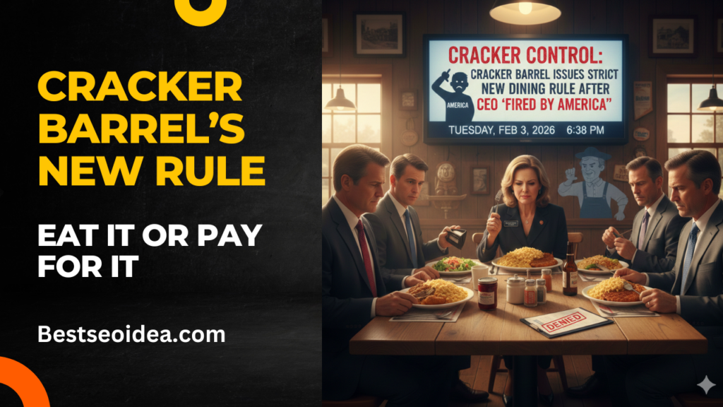 Cracker Barrel’s New Rule: Eat It or Pay for It