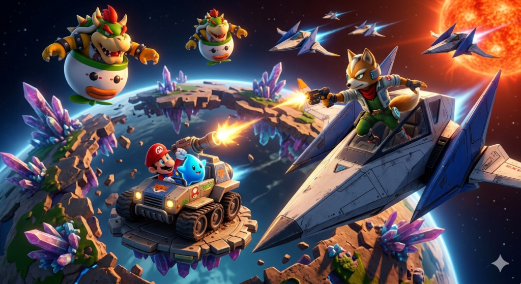 The Luma and the Landmaster: Fox McCloud Joins the ‘Super Mario Galaxy’ Movie in a Multiverse Smash-Up 4 The Luma and the Landmaster: Fox McCloud Joins the ‘Super Mario Galaxy’ Movie in a Multiverse Smash-Up