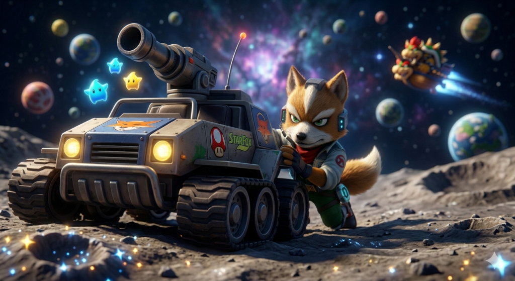 The Luma and the Landmaster: Fox McCloud Joins the ‘Super Mario Galaxy’ Movie in a Multiverse Smash-Up 5 The Luma and the Landmaster: Fox McCloud Joins the ‘Super Mario Galaxy’ Movie in a Multiverse Smash-Up