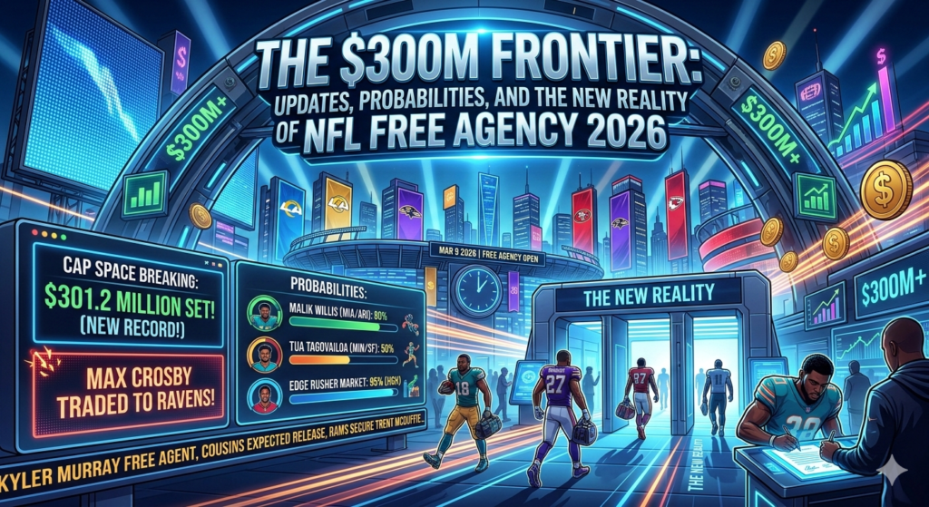 The $300M Frontier: Updates, Probabilities, and the New Reality of NFL Free Agency 2026 1 The $300M Frontier: Updates, Probabilities, and the New Reality of NFL Free Agency 2026
