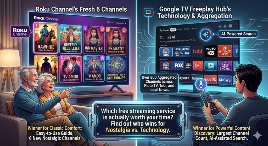Roku’s New Secret Weapon? 6 Fresh Channels vs. Google TV’s Free Streaming Empire