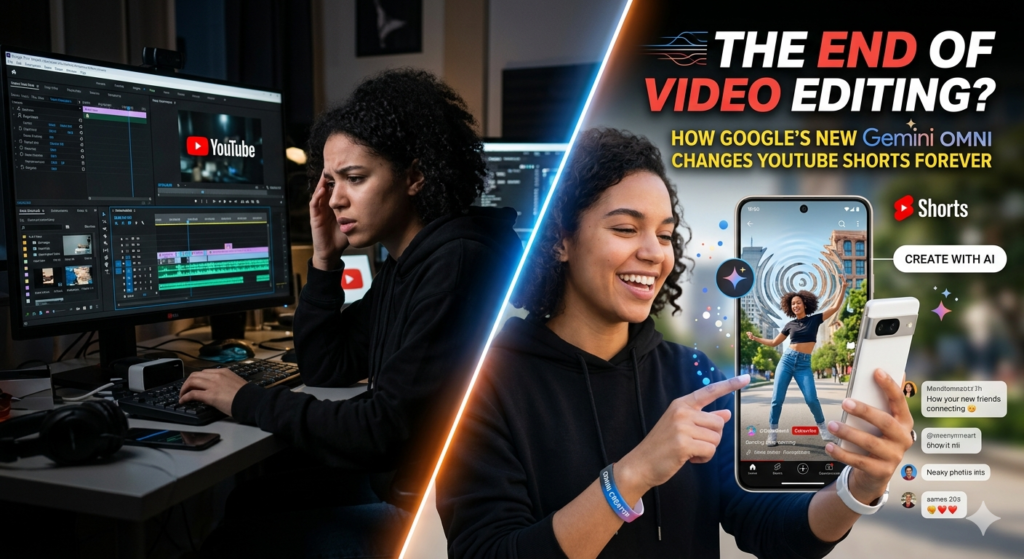 The End of Video Editing? How Google's New Gemini Omni Changes YouTube Shorts Forever 3 The End of Video Editing? How Google's New Gemini Omni Changes YouTube Shorts Forever