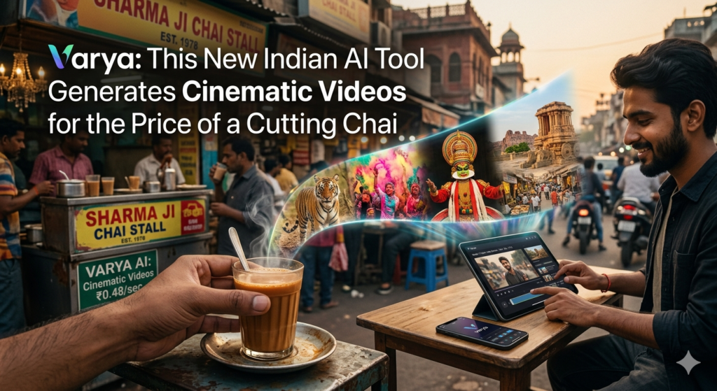 Varya: This New Indian AI Tool Generates Cinematic Videos for the Price of a Cutting Chai 1 Varya: This New Indian AI Tool Generates Cinematic Videos for the Price of a Cutting Chai