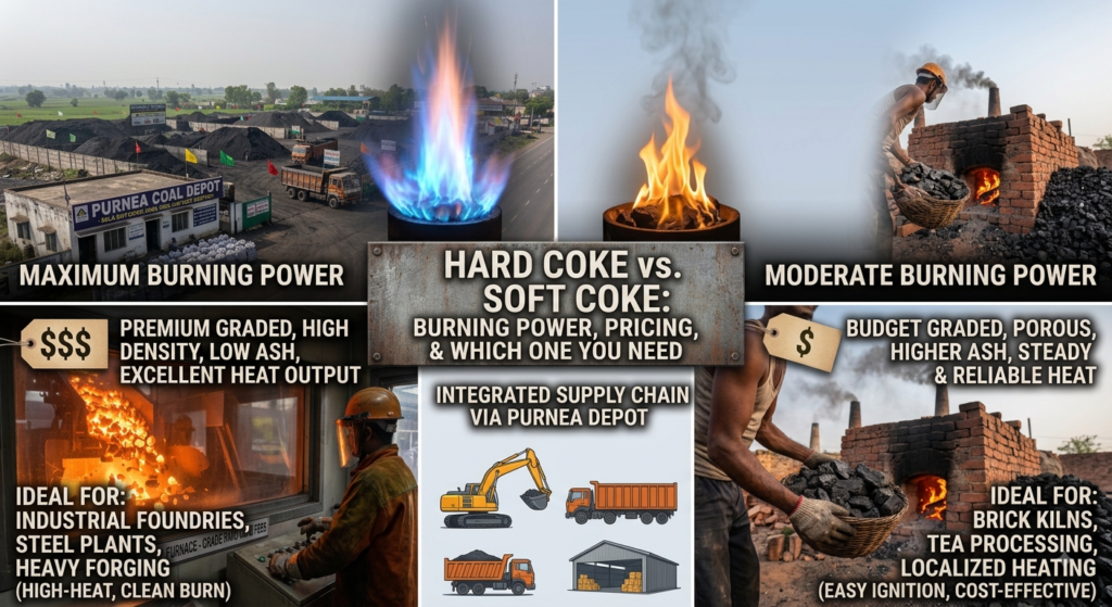 Choosing the Right Fuel: A Guide to 5 Best Coke Types, Quality Grades, and Regional Sourcing 4 Hard Coke vs. Soft Coke: Burning Power, Pricing, and Which One You Need